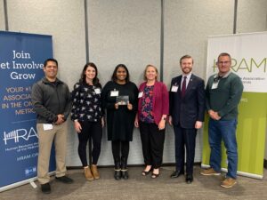 BCBSNE employees accept the IDEAL Award